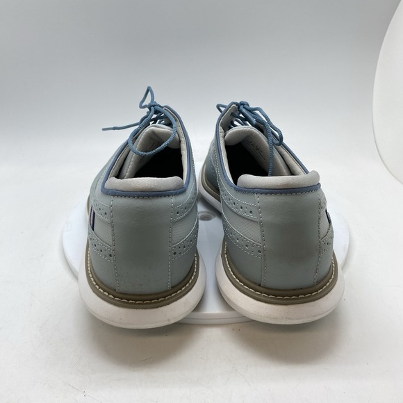 FootJoy Traditions Golf Shoes Mens 11.5 W Gray Soft Spikes Wingtip 57912 - Picture 4 of 10